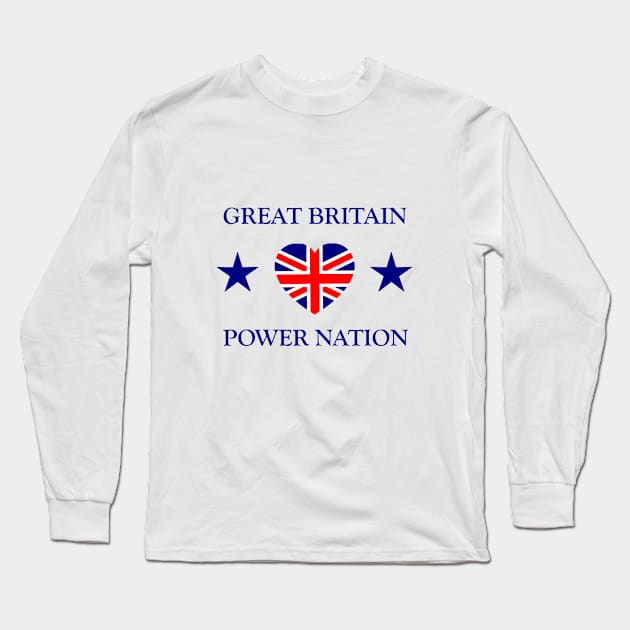 Britain Long Sleeve T-Shirt by Karpatenwilli